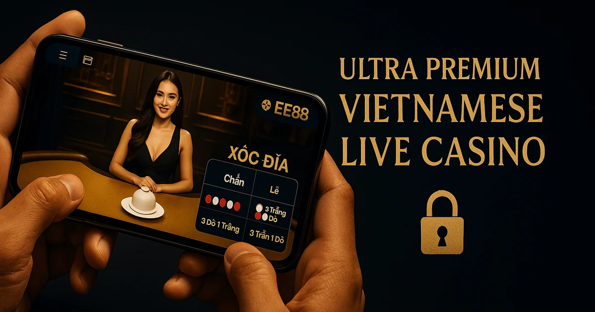 Chơi xóc đĩa mobile EE88 — app casino live dealer HD 2026