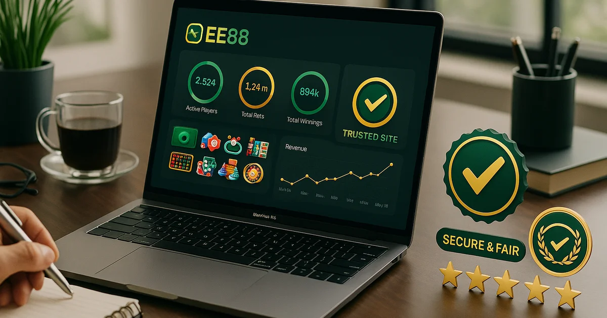 Đánh Giá EE88 — bài review nhà cái EE88 uy tín chấm điểm 8.7/10 năm 2026