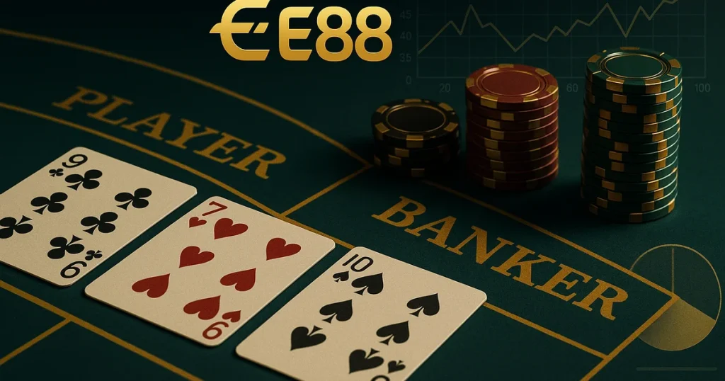 So sánh cửa Player và Banker Baccarat online — house edge tại EE88 Casino