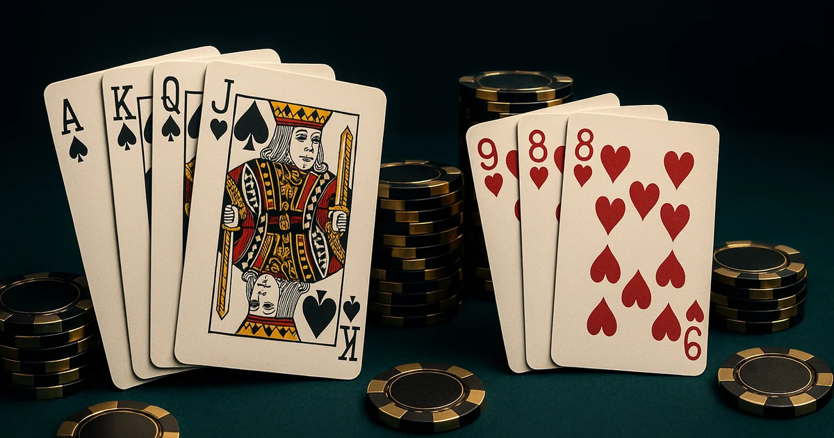 Thứ tự bài poker online — ranking tay bài từ cao đến thấp