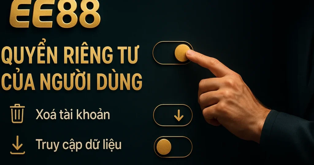 Quyền người dùng EE88 — truy cập, sửa và xóa dữ liệu cá nhân
